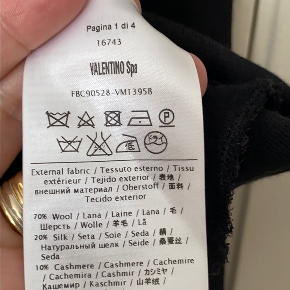 Valentino Women's Tunic Sweater with Lace Trim - Picture 5 of 8